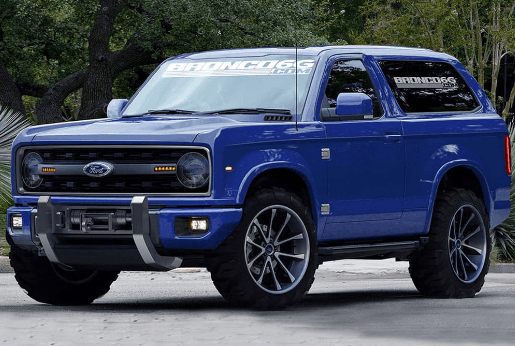 2021 Ford Bronco 4 Door Blue